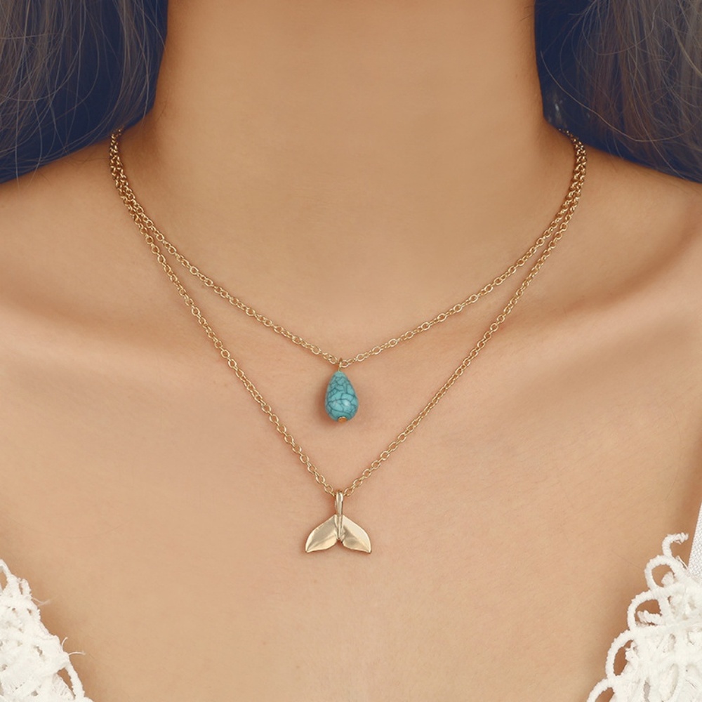 Vintage Geometric Necklace - Picture 3 of 4
